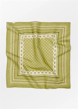 Lacia Cotta scarf Golden Cypress Green Becksøndergaard 